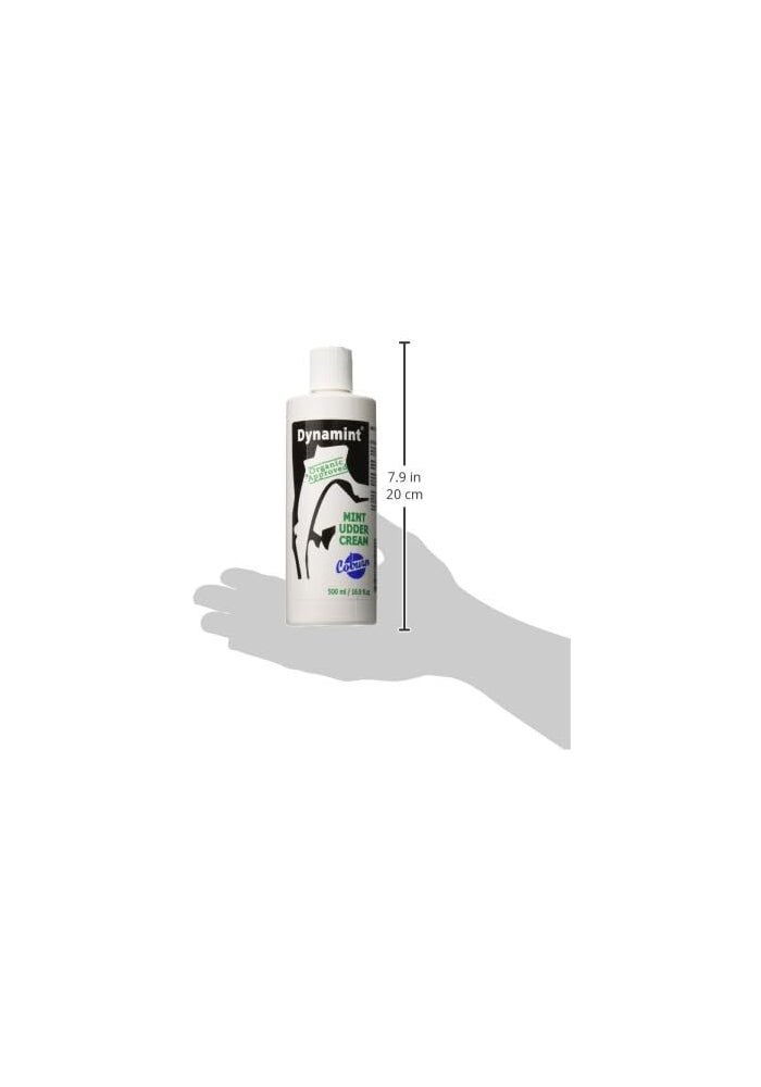 Dynamint Mint Udder Cream - 500ml Organic Approved Moisturizer - Image 3